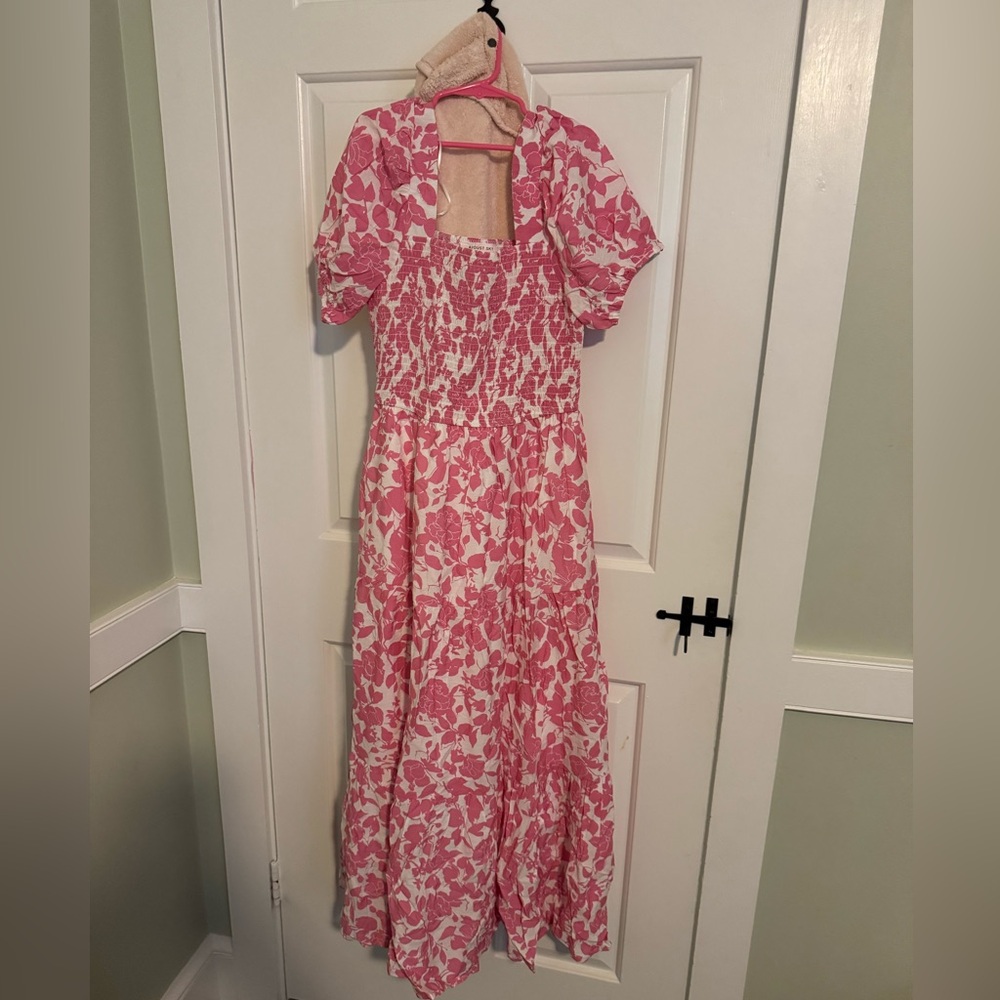 Pink Floral Women's Dress